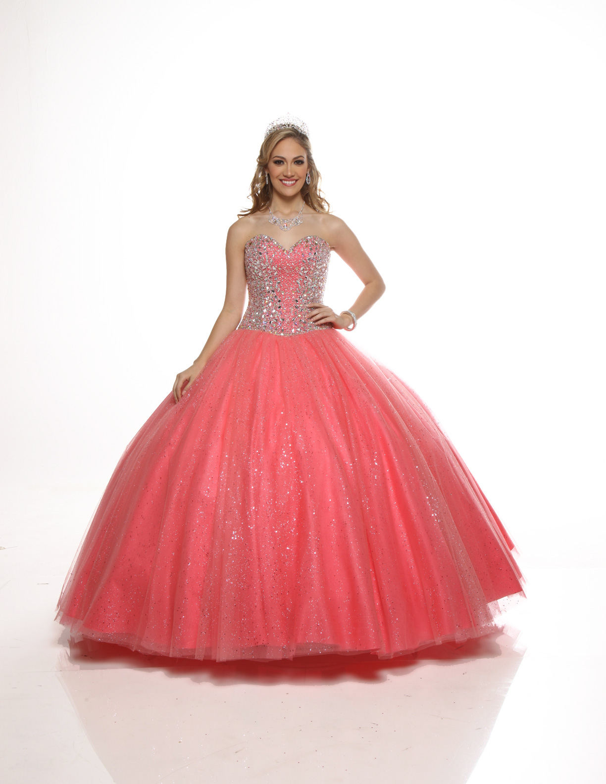 Designer Light Pink Party Wear Gown | Latest Kurti Designs
