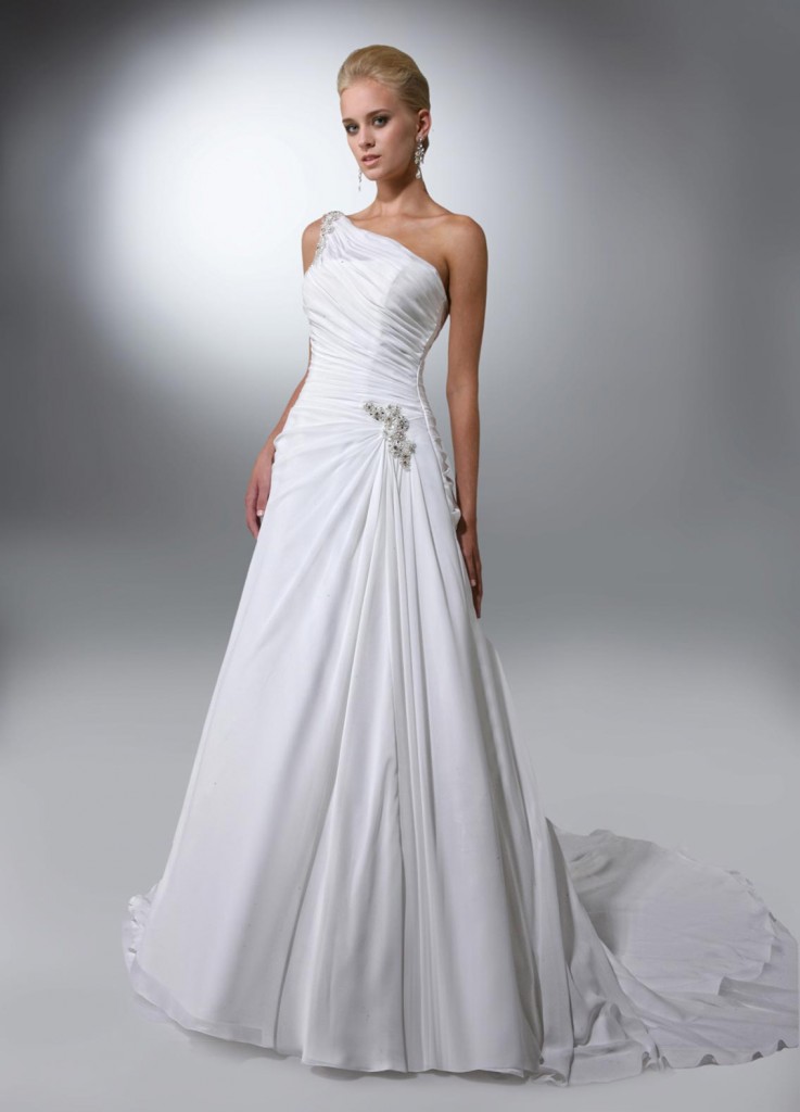 One-Shoulder Neckline Style #50092