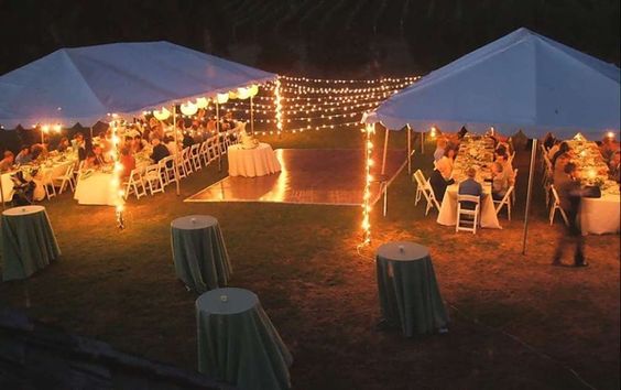 home wedding reception