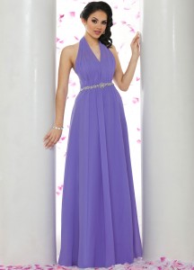 Halter Neckline Bridesmaids Dresses for 2024: DaVinci Bridesmaid Style #60273