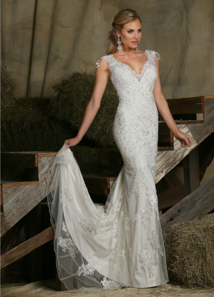 Sheath & Form Fitting Lace Wedding Dresses – DaVinci Bridal Blog ...