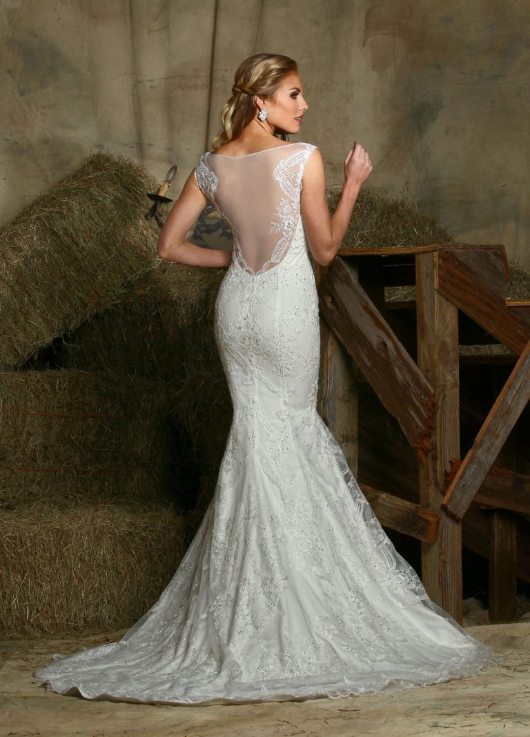 Sheath And Form Fitting Lace Wedding Dresses Davinci Bridal Blog 5391