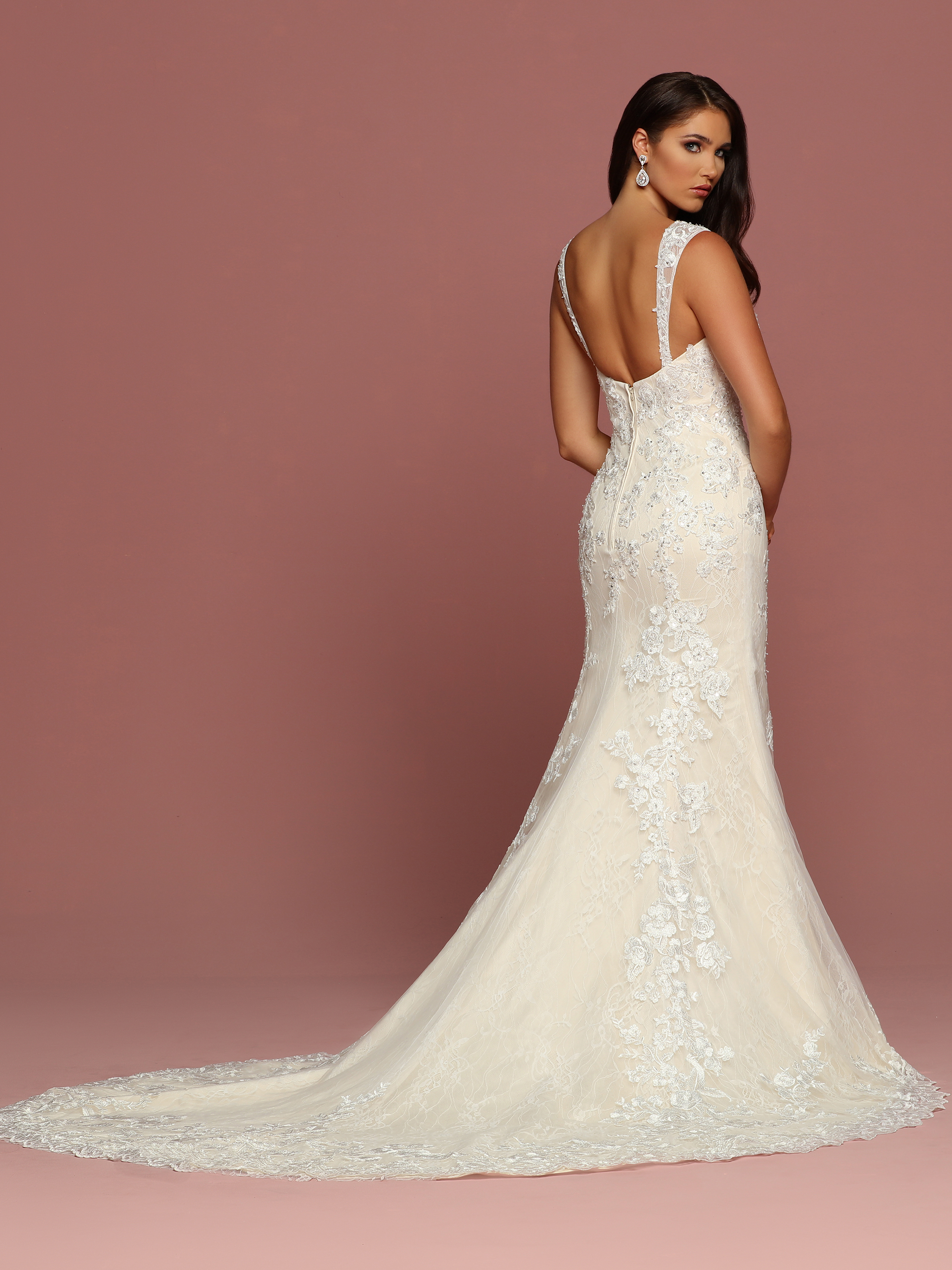 DaVinci Bridal Style #50495 - Back View