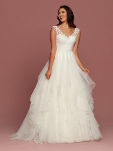 Tiered Skirt Wedding Dresses for 2023: DaVinci Bridal Style #50501