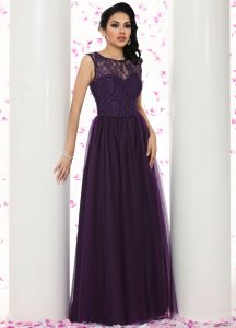 2023 Bridesmaids Dresses with Sheer Tulle Skirts: DaVinci Bridesmaid Style #60263