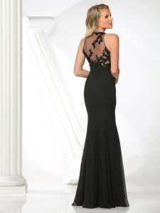 Backless Black Bridesmaid Dresses