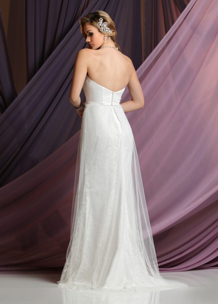 Destination And Beach Wedding Dresses 2020 Strapless Styles Davinci Bridal 8389