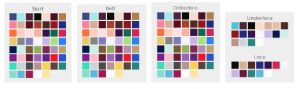 DaVinci Bridesmaids Color Swatch Suggestions