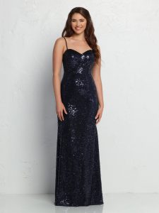 DaVinci Navy Blue Bridesmaids Dress Style #60360