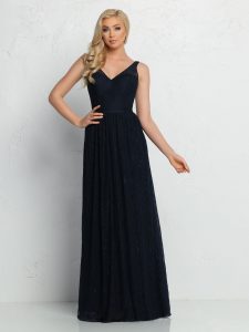 DaVinci Navy Blue Bridesmaids Dress Style #60366