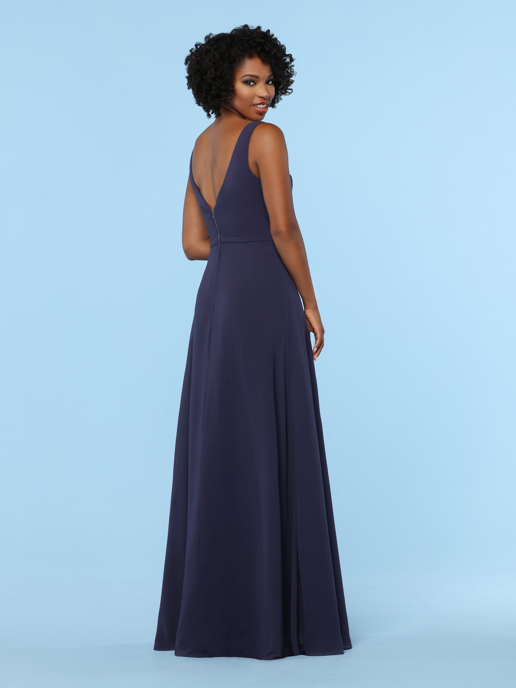 Deep v bridesmaid dress hotsell