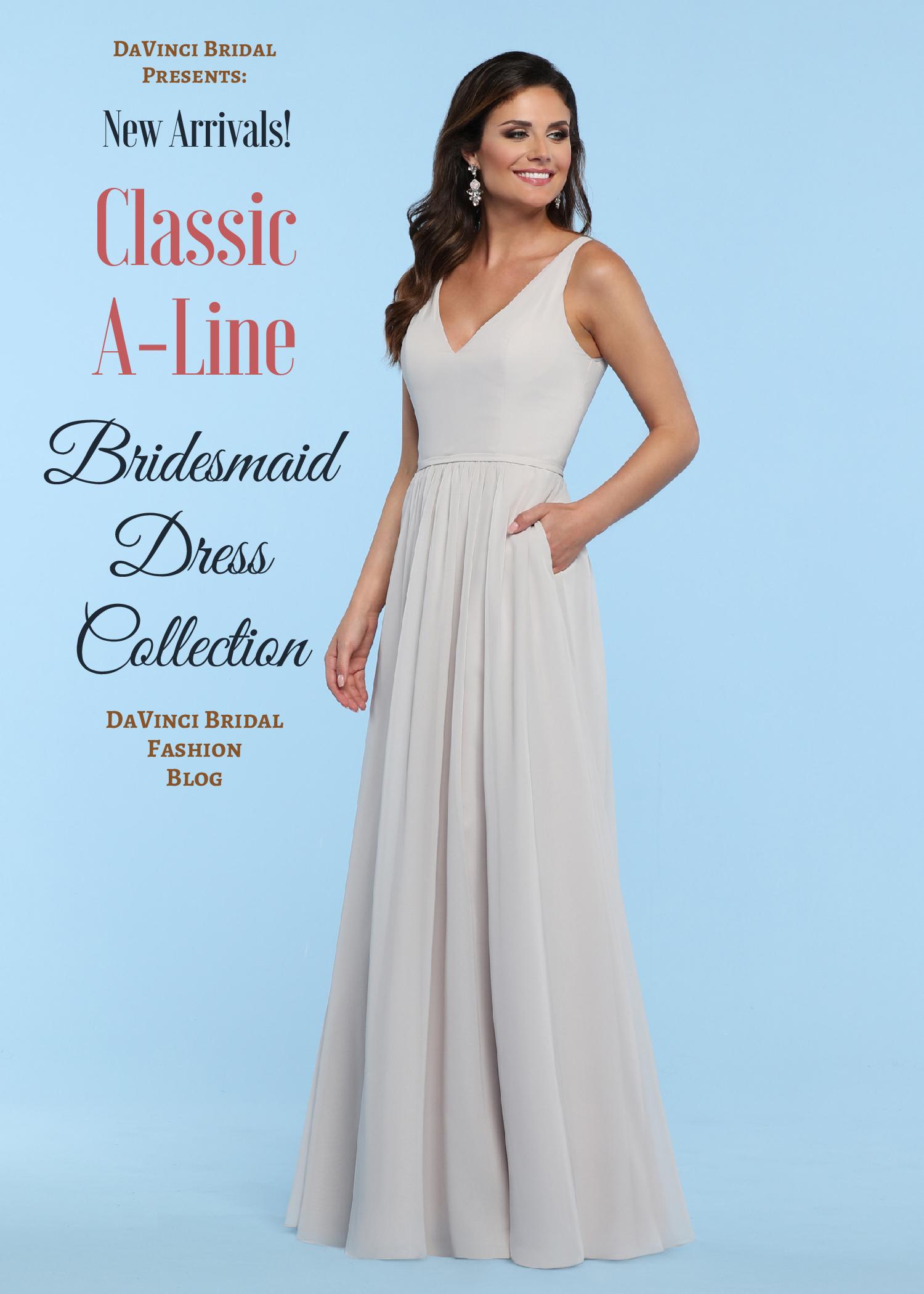 A-Line Bridesmaid Dresses 2019 New Arrivals | DaVinci Bridal