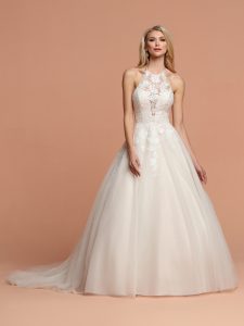 Halter Wedding Dress: DaVinci Bridal Style #50598