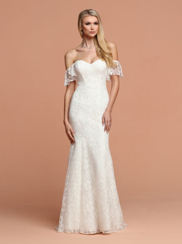 Destination And Beach Wedding Dresses 2020 Allover Lace Davinci Bridal 3613