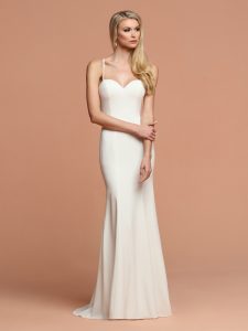 Informal & Destination Sheath Wedding Dresses: Informal by DaVinci Style #F105