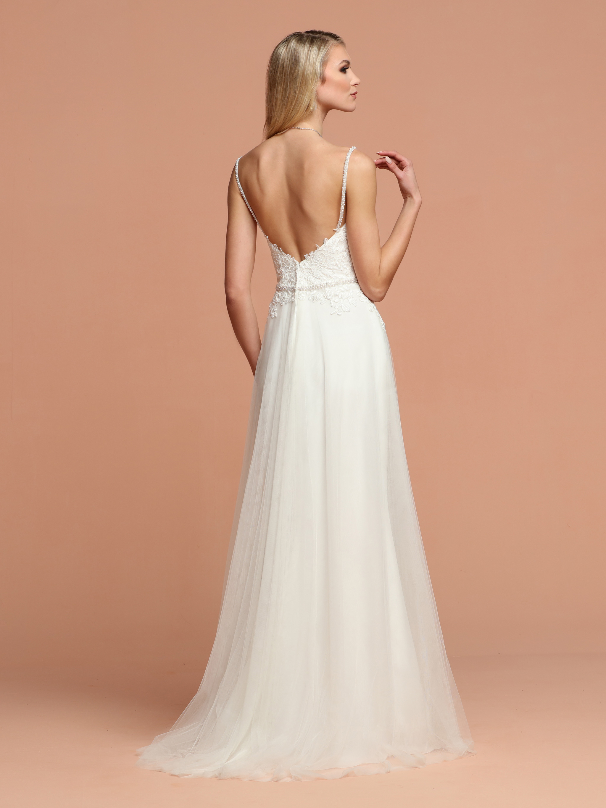 Informal Destination Beach Slip Wedding Dresses 2020 DaVinci