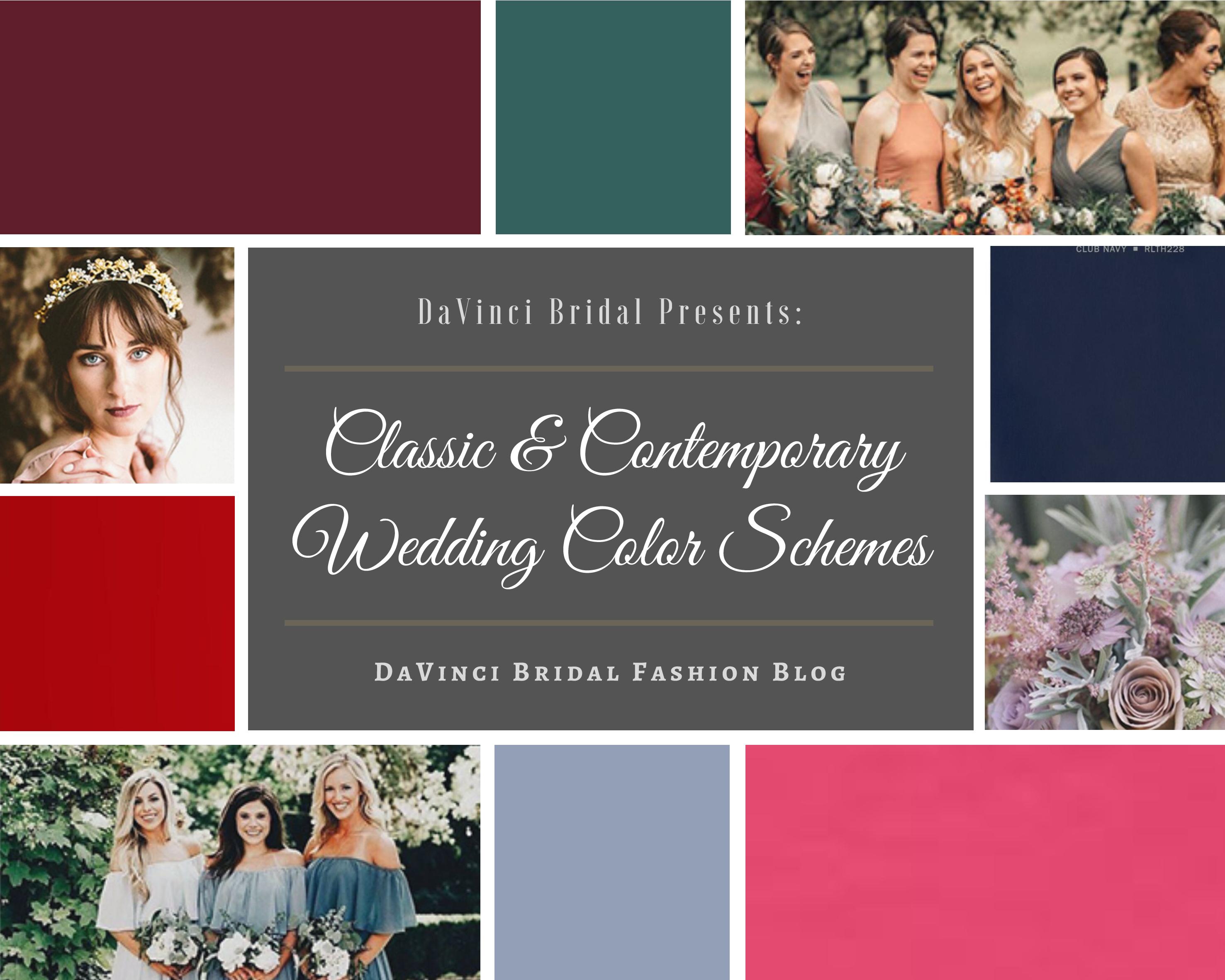 8 Classic Wedding Color Schemes