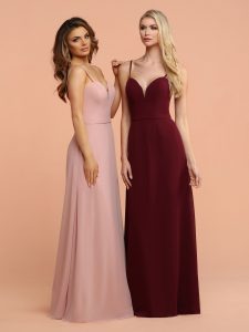 Dusty Rose & Mauve Bridesmaids Dress Style #60403
