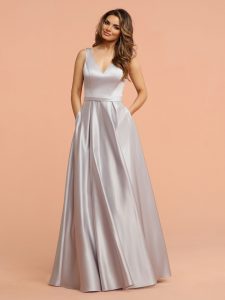 Bridesmaids Dresses with Pockets for 2023: DaVinci Bridesmaid Style #60405