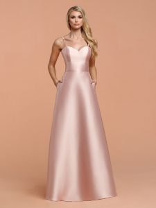 Silk & Satin Bridesmaids Dresses for 2023: DaVinci Bridesmaid Style #60407