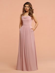 Bridesmaids Dresses with Pockets for 2023: DaVinci Bridesmaid Style #60408