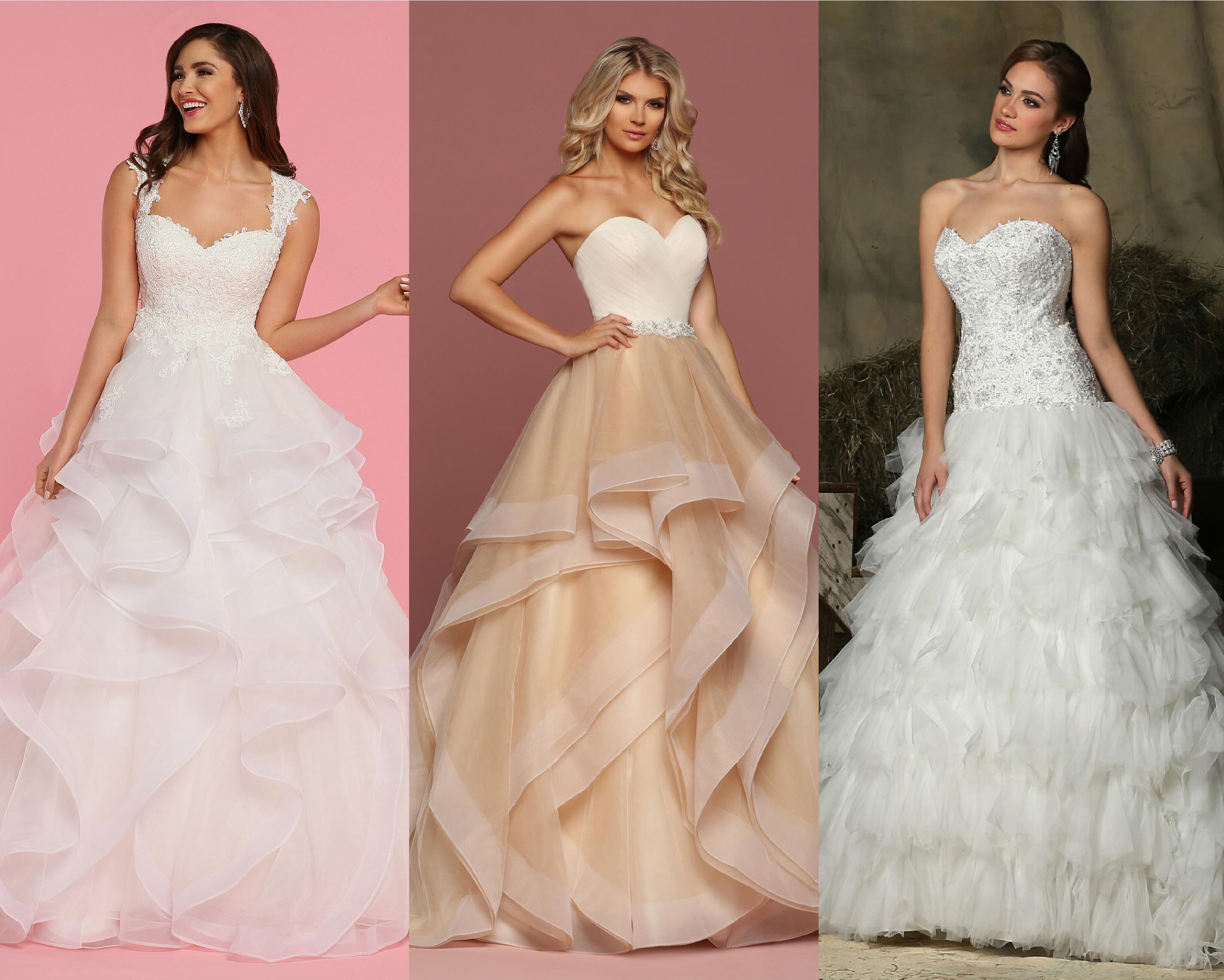 Top Classic Wedding Dress Trends: Ruffled Wedding Dresses