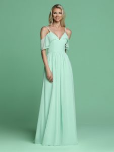 Cold Shoulder Bridesmaids Dresses for 2023: DaVinci Bridesmaid Style #60424
