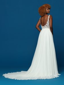 3D Floral Applique Wedding Dresses for 2023