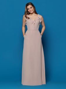 Bridesmaids Dresses with Pockets for 2023: DaVinci Bridesmaid Style #60444