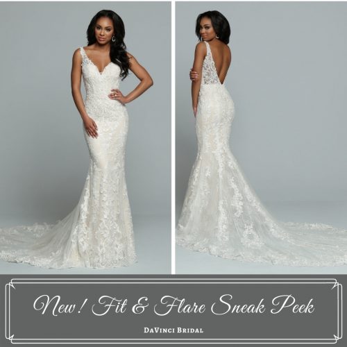 2021 Fit & Flare Wedding Dresses Sneak Peek | DaVinci Bridal