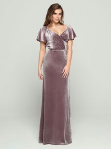 Velvet Bridesmaids Dresses for 2024: DaVinci Bridesmaid Style #60458