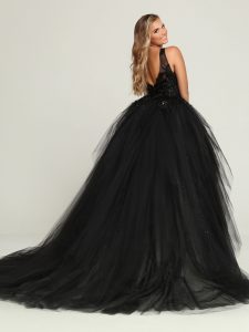 Glitter Tulle Wedding Dress Style #50681