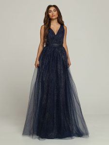 2023 Bridesmaids Dresses with Sheer Tulle Skirts: DaVinci Bridesmaid Style #60501