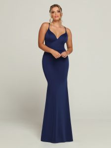 DaVinci Navy Blue Bridesmaids Dress Style #60511