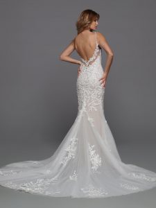 Wedding Dress with Detachable Bridal Skirt: DaVinci Bridal Style #50720