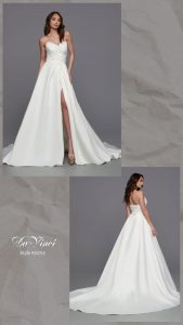 Satin Wwedding Dress: DaVinci Bridal Style #50715