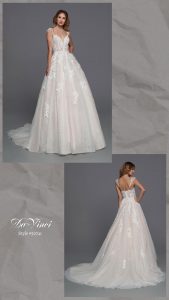 DaVinci Bridal Style #50741 A-Line Ball Gown Wedding Dress
