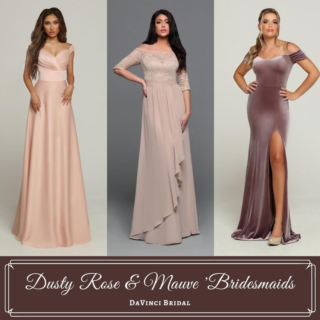 Amazingly Popular Dusty Rose Bridesmaid Dresses