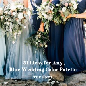 31 Ideas for Any Blue Wedding Color Palette