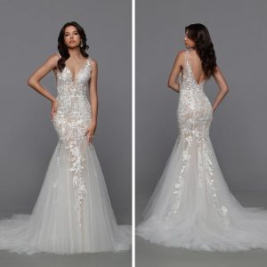Winter 2023 Wedding Dresses Sneak Peek: Fit & Flare Mermaid DaVinci Bridal Style #50765