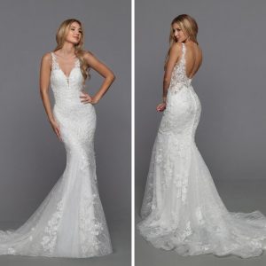 Winter 2023 Wedding Dresses Sneak Peek: Fit & Flare Mermaid DaVinci Bridal Style #50770