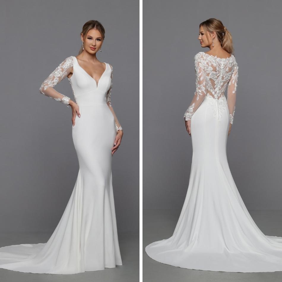 Sheath Wedding Dresses for 2023 | DaVinci Bridal