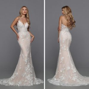 Winter 2023 Wedding Dresses Sneak Peek: Slip Dress DaVinci Bridal Style #50777