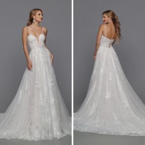 Winter 2023 Wedding Dresses Sneak Peek: Slip Dress DaVinci Bridal Style #50786