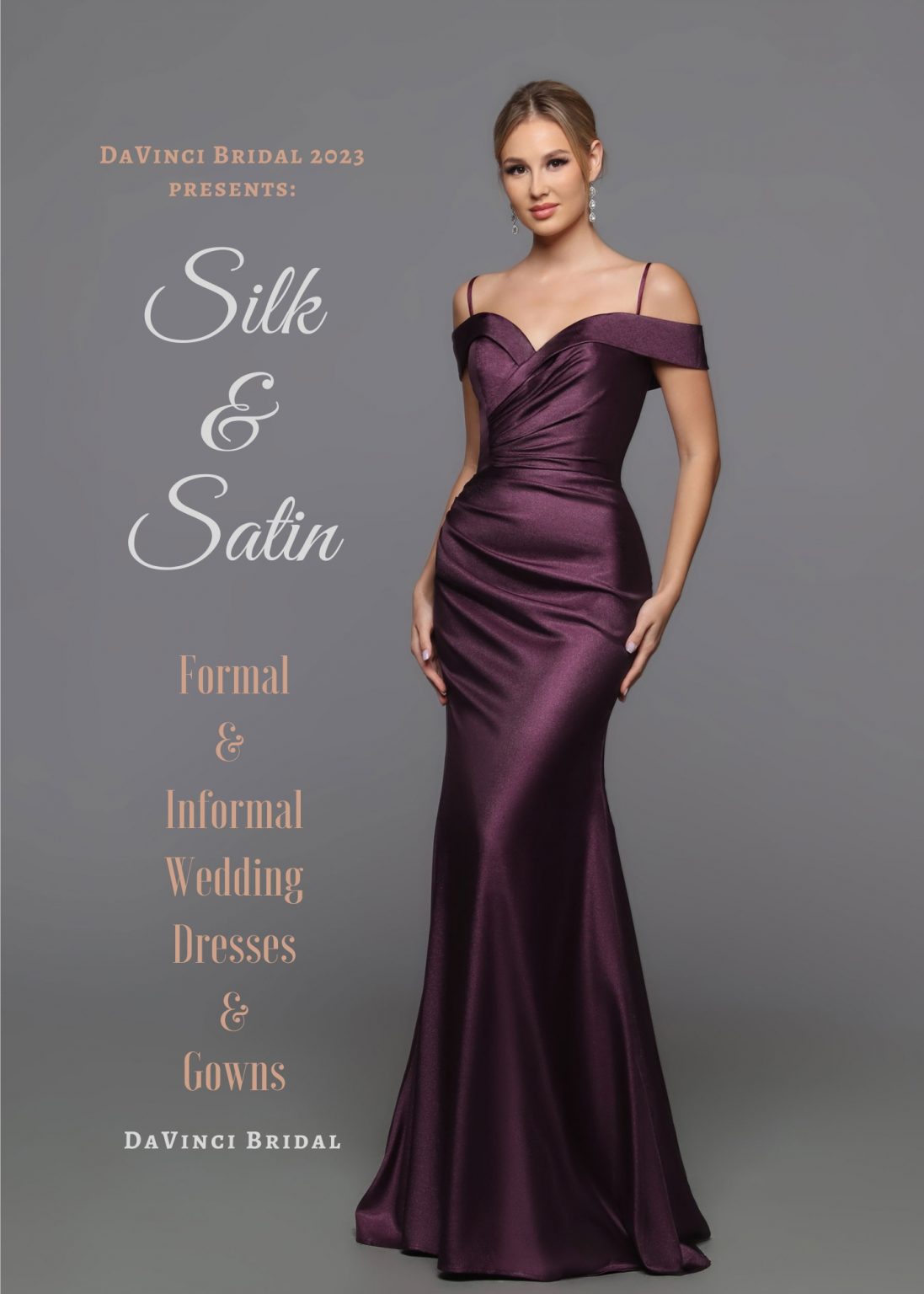 Silk & Satin Bridesmaids Dresses for 2023 DaVinci Bridal