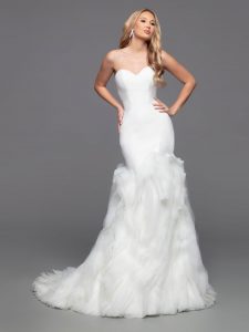 Strapless Wedding Dresses for Spring 2024: DaVinci Bridal Style #50802