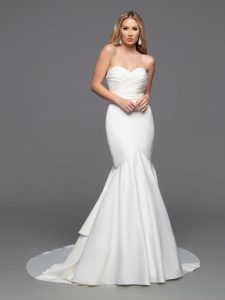 Strapless Wedding Dresses for Spring 2024: DaVinci Bridal Style #50808