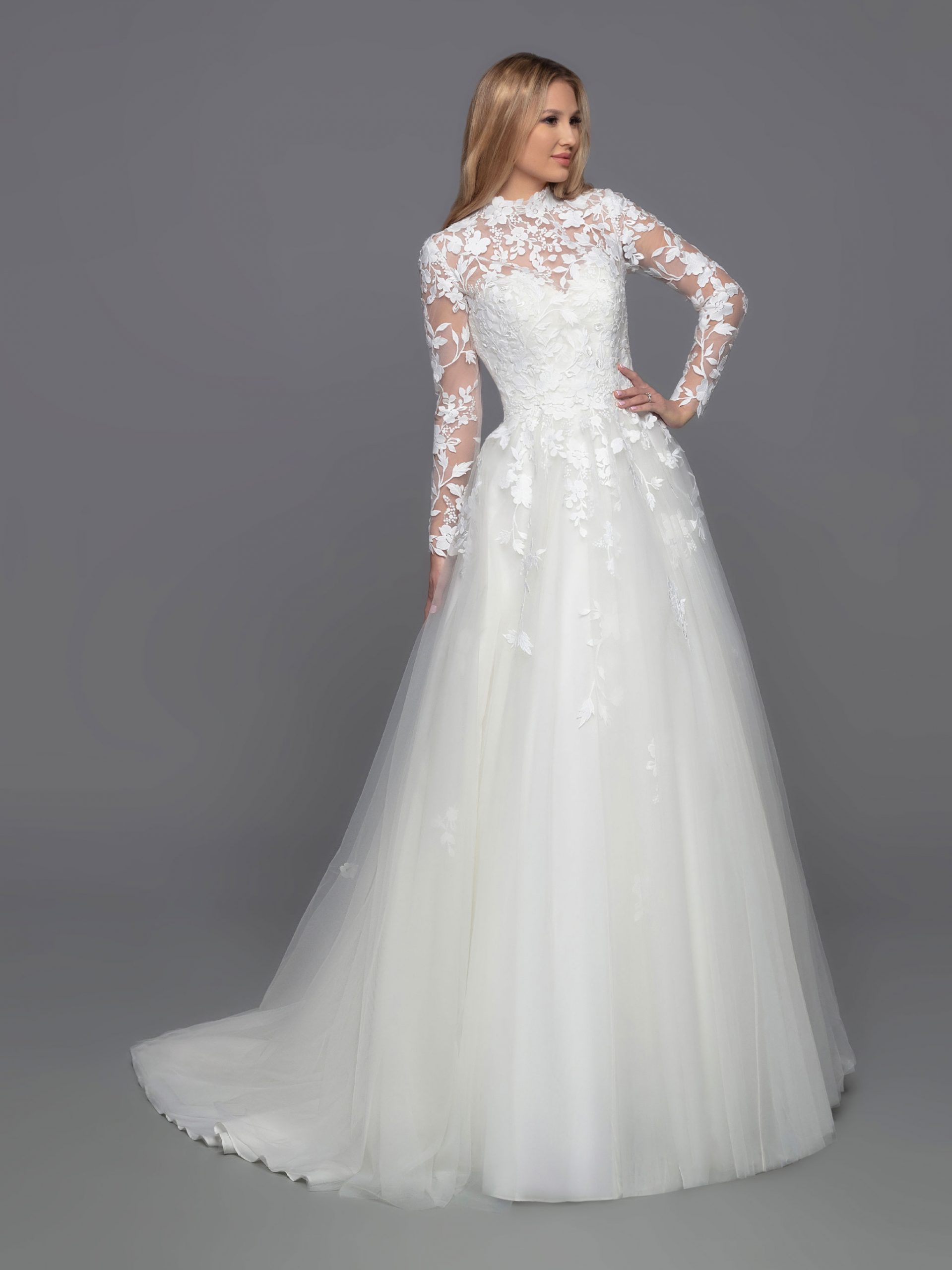 Long Sleeve Wedding Dresses for Winter 2024 | DaVinci Bridal