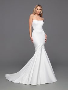 Strapless Wedding Dresses for Spring 2024: DaVinci Bridal Style #50816