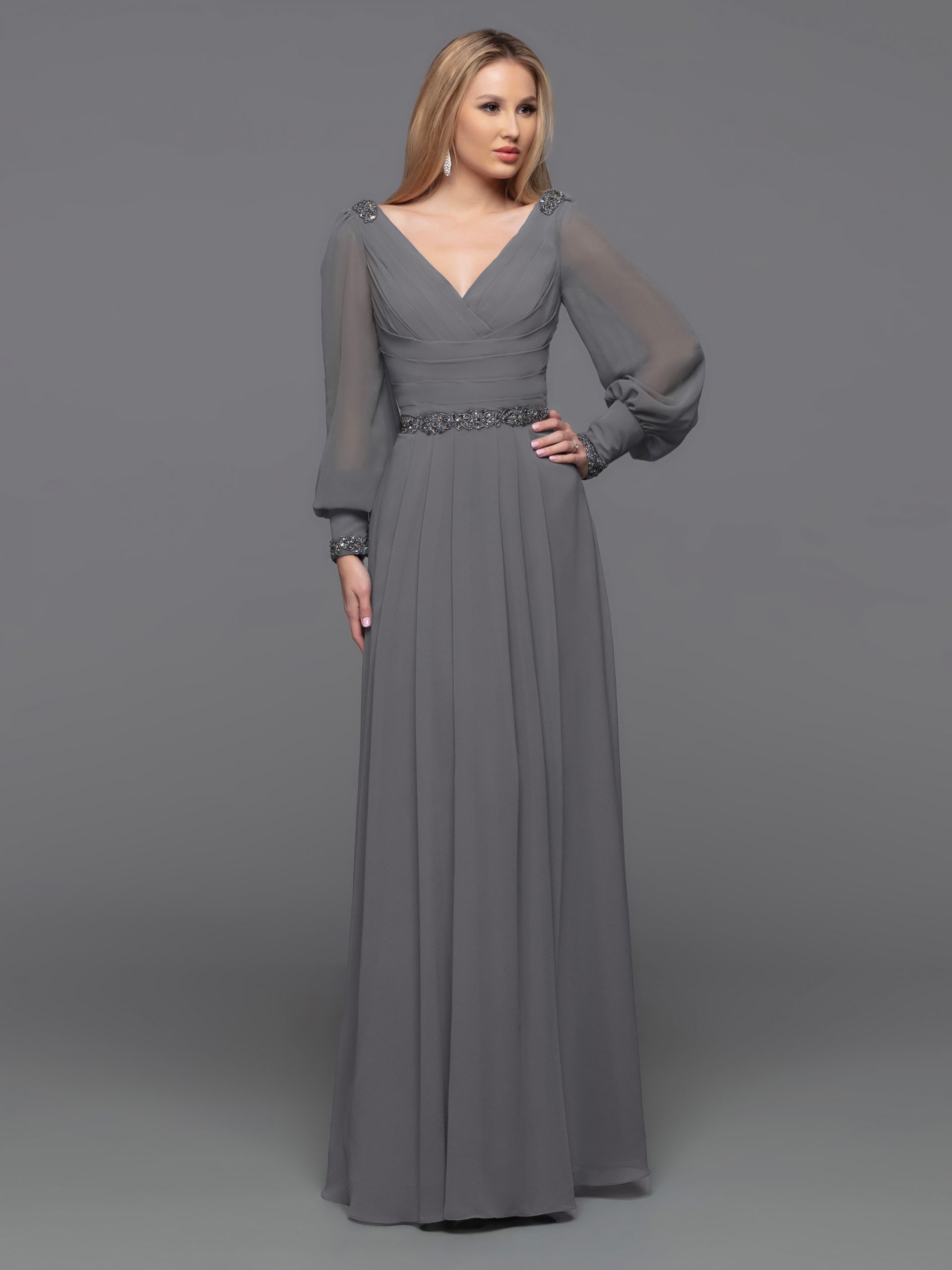 Long Sleeve Bridesmaids Dresses for Winter 2024 DaVinci Bridal